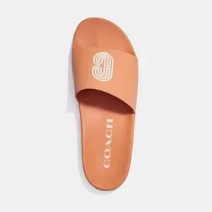 Coach Candied Orange Slides NWT Size 13 Coach Limited Edition Orange Winter Teddy | Mercari main image 4